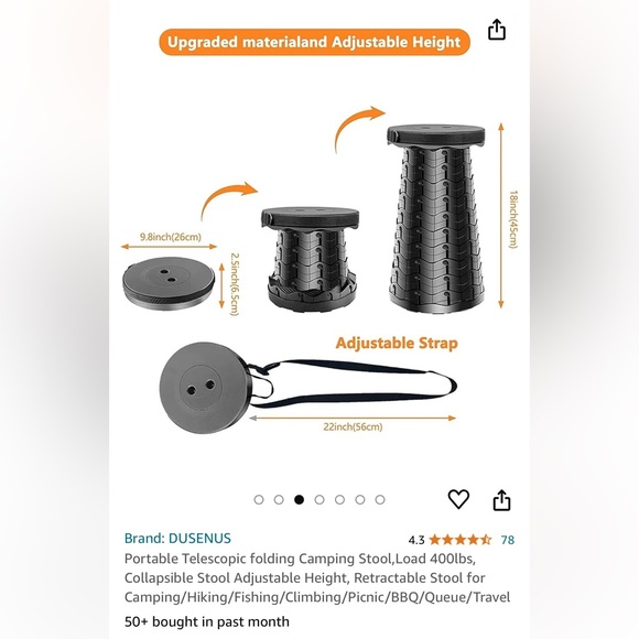 Adjustable seat/stool - Picture 14 of 16